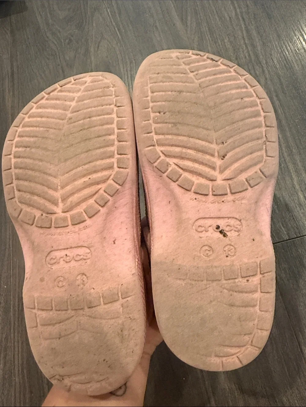 Crocs Kids Clog in Pink - Comfortable Casual Shoe size 13 7:21